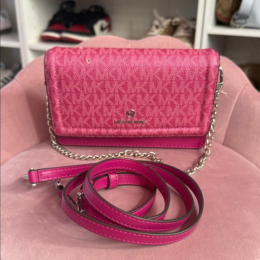Michael Kors Fuchsia Crossbody Bag